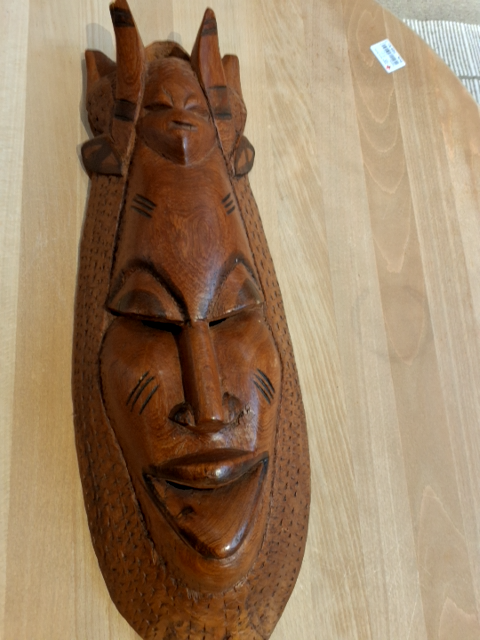Afrikansk træmaske